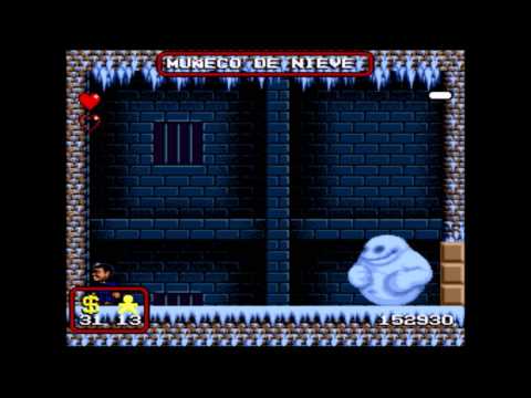The Addams Family 1992   SNES   Snowman Boss