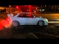 RWD Subaru WRX STi Burnout