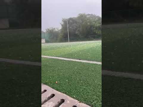 fuerte granizada en la Paz cesar costa norte Colombia