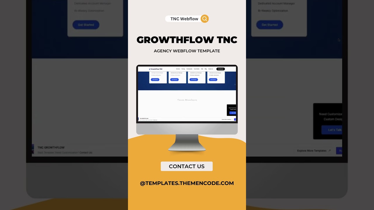 GrowthFlow TNC - Agency Webflow Template