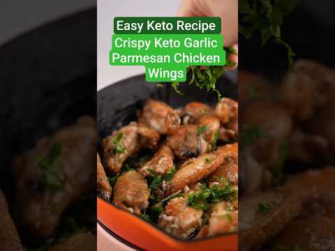 Crispy Keto Garlic Parmesan Wings | The Ultimate Low-Carb Chicken Wing Recipe