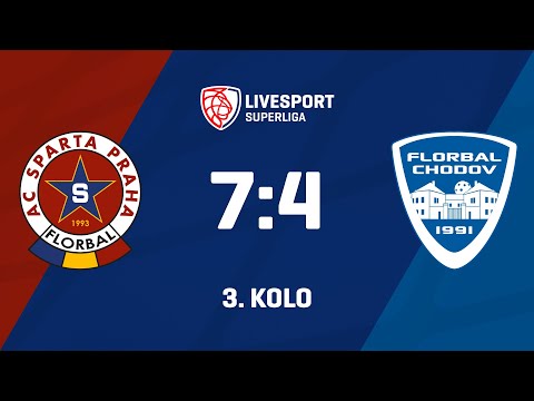 3. kolo | ACEMA Sparta Praha - FAT PIPE FLORBAL CHODOV 7:4