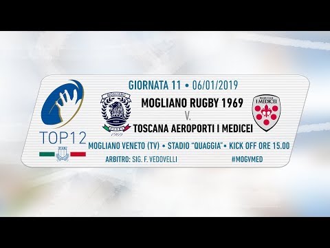 TOP12 2018/19, Giornata 11 - Mogliano Rugby 1969 v Toscana Aeroporti I Medicei