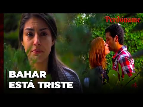 Bahar ve Kemal y Handan besándose - Perdóname Capítulo 20