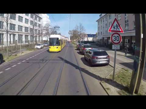 Berliner Führerstandsmitfahrt Linie 62/61 Lienhardweg- Adlershof Karl-Ziegler-Straße (GT6N-ZR)