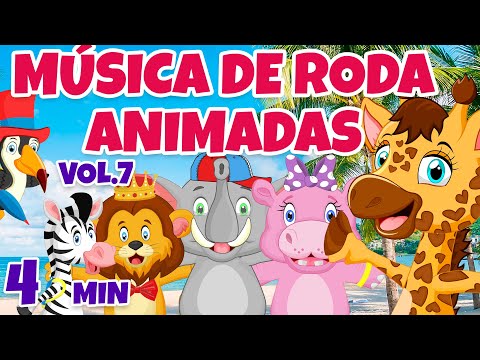 Música de Roda Animadas Vol. 7 - Giramille 4 min | Desenho Animado Musical