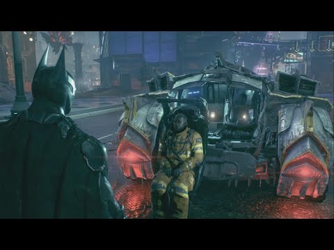 Batman: Arkham Knight PS4 - Part 54 (Saving Chief Of The Fire Department)