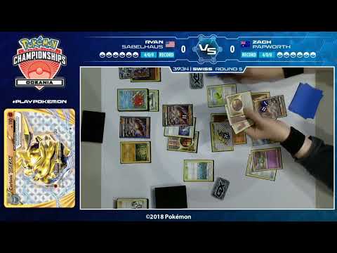TCG Ryan Sabelhaus Vs Zach Papworth   2018 Oceania International Championships Swiss R5
