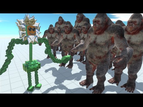 Daisy (poppy playtime) VS 20 Goro - ARBS (Animal Revolt Battle Simulator)