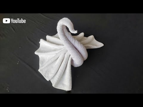 TOWEL SWAN - towel art | towel folding