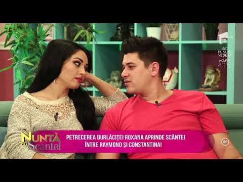 Petrecerea burlăciţei Roxana aprinde scântei între Raymond şi Constantina