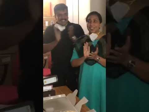 Jobin's birthday cake cutting