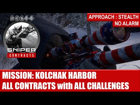 Kochak Harbour ALL CONTRACTS All Challenges and Bounty |[ SNIPER GHOST WARRIOR CONTRACTS ]|