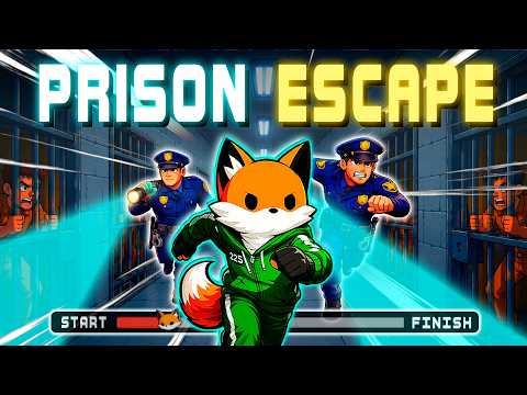 4K Warm Up Challenge POV Prison ESCAPE ⛓️‍👮‍♂️ Sunny's Immersive Race 🦊 Viral Party Game