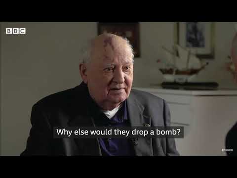 The former Soviet leader Mikhail Gorbachev interview