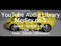 Youtube Audio Library Medley No 5 Genre Ambient No 3 Title C F Time 25min 50music