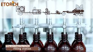 Glass and Plastic Bottle Dual Function Syrup Filling Line