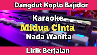 Download lagu Karaoke - Midua Cinta Dangdut Koplo Bajidor Nada Wanita Lirik mp3