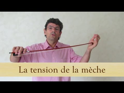 Volume 1 cours 011 / 133 - tension de la mèche - Apprendre le Violon avec olivier Lesseur