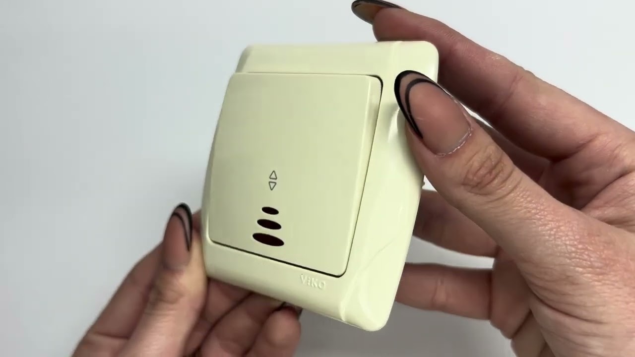 Выключатель проходной одноклавишный с подсветкой VIKO Carmen крем 90562063