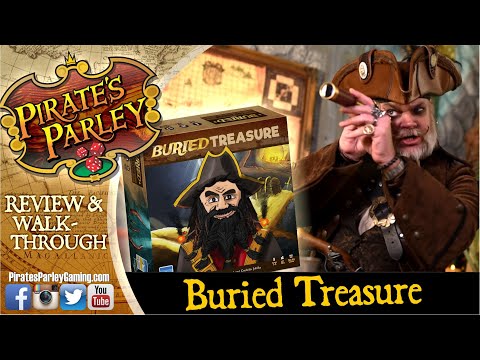 Buried Treasure (The Game Crafter edition) - A Pirate's Parley review & walkthrough