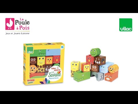 VILAC - Magnets Rigolos - Ingela P. Arrhenius - Jeux Créatifs - 30 Magnets En Bois Pour 10 Animaux 1 Coffret De Rangement En Carton - Jouet En Bois - Dès 2 Ans - 7624
