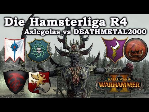 Hamsterliga der 4000 - Axlegolas vs DEATHMETAL2000- Total War: Warhammer 2 deutsch HD