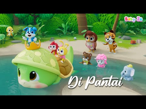 Di Pantai ♪  Lagu anak Indonesia Original ♪  BabyZu