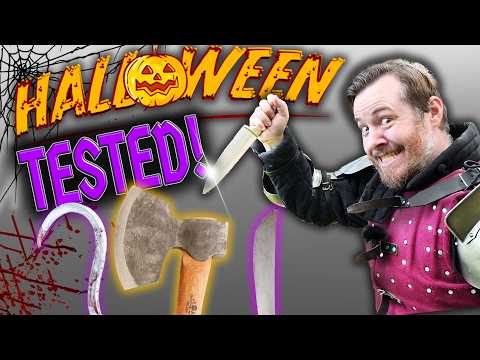 We TESTED HORROR Slasher Weapons, the results were SHOCKING!