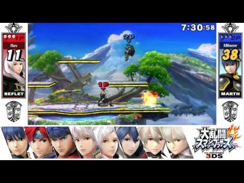 Nerf Me To The Moon 3DS Round 1 - SoC (Reflet/Robin) vs Raguna (Marth)