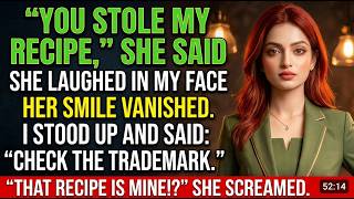 'You Stole My Recipe,' She Laughed — Then I Showed Her the Trademark#story #storytime