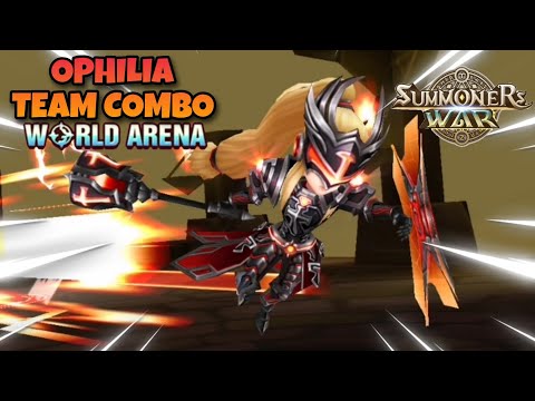 Ophilia Team Combo in World Arena Ep. 4 - Summoners War