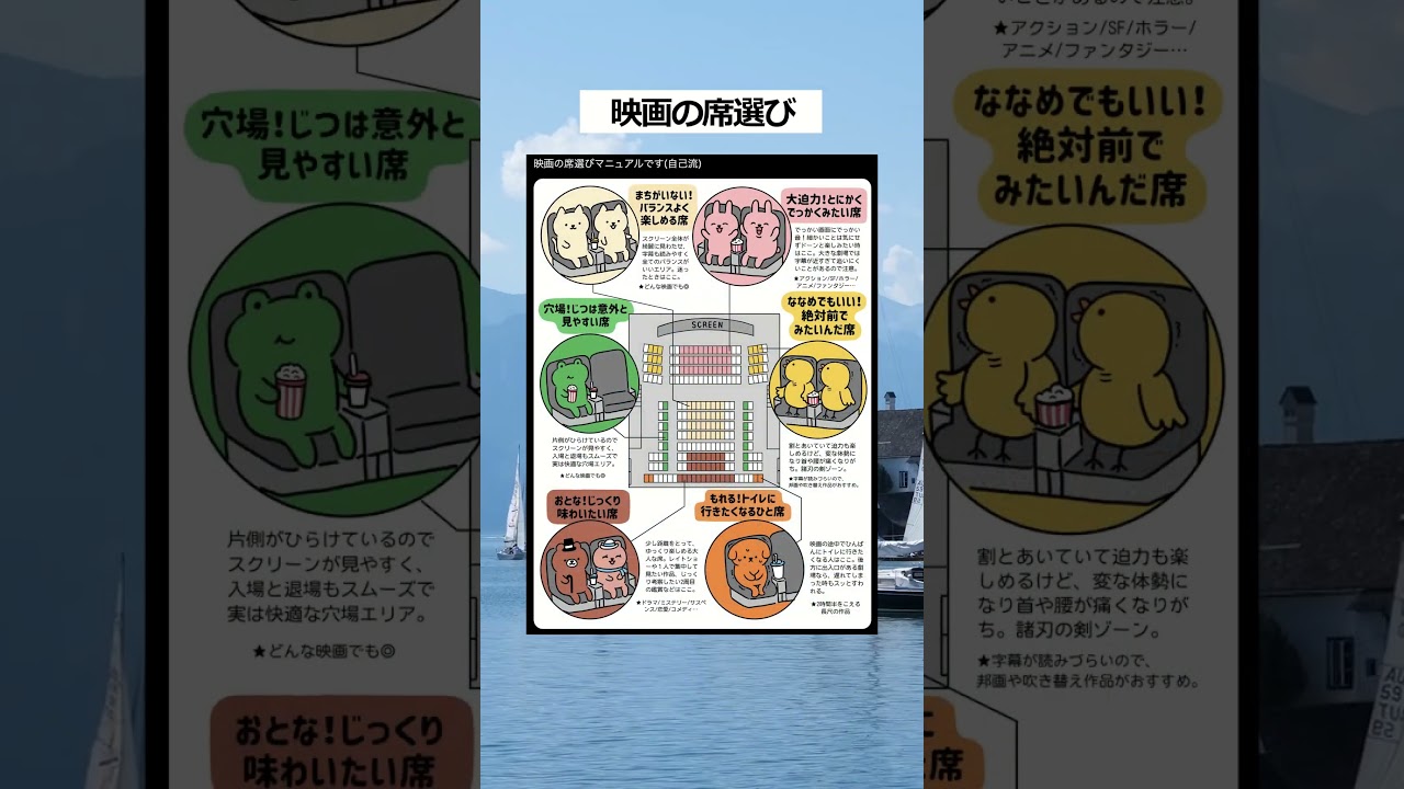 映画の席選び