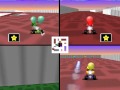 Mario Kart 64 Netplay 4 Player Battle Double Deck Round 2