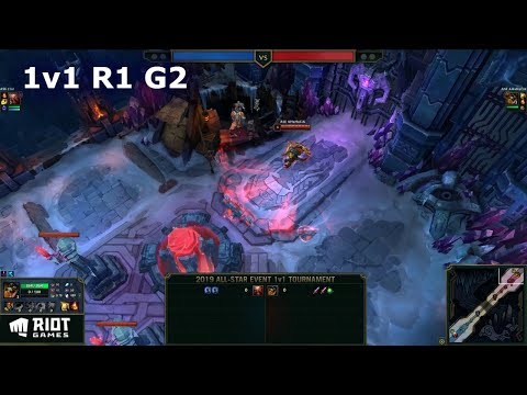 Clid Gragas vs AHaHaCiK Renekton | 1vs1 Round 1 2019 All-Star Las Vegas | LCK vs LCL