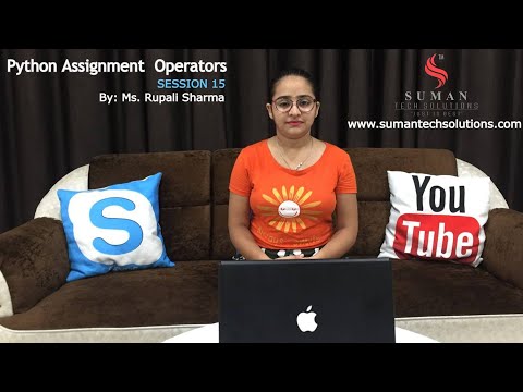 Python Assignment Operators Session15 Byrupalisharmasumantechsolutions Pythonassignmentoperators