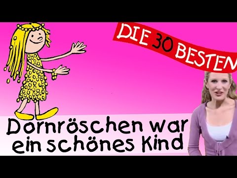 Dornröschen war ein schönes Kind - Anleitung zum Bewegen || Kinderlieder