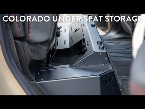 Chevy Colorado Under Seat MOLLE Panel Install