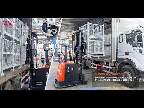 VisionNav Robotics Vision Guided Forklift Autonomous AGV/AMR Vehicles: VNE20 Series