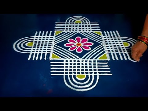 Beautiful padi kolam 🌺 Creative kolam design 🌺 Traditional Friday Rangoli design