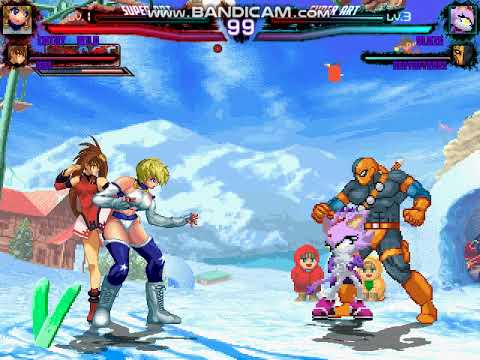 MUGEN Request: Cathy Wild & Jam Kuradoberi Vs Blaze The Cat & Deathstroke
