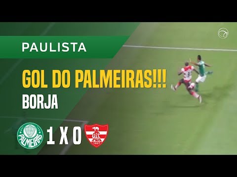 GOL (BORJA) - PALMEIRAS X LINENSE - 15/02 - PAULISTA 2018