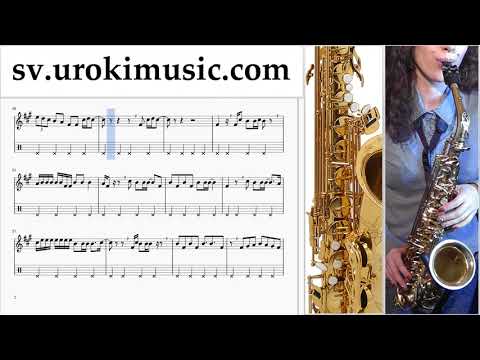 Lär Dig Spela Saxofon (Altsaxofon) Dua Lipa - New Rules Tabs Nybörjare Del 2 um-i492