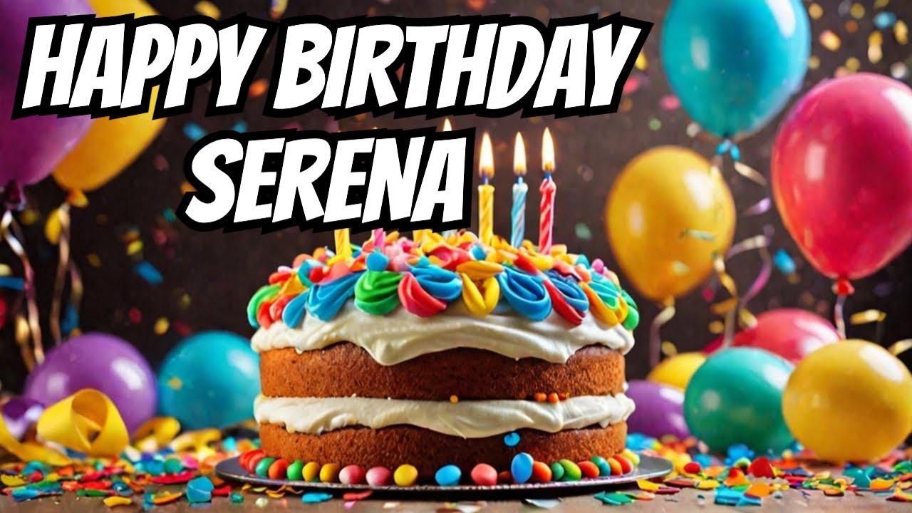 Happy Birthday Serena! 🎉🎂 A Special Unique Birthday Song Made Just For You!!! Kids Birthday Song!