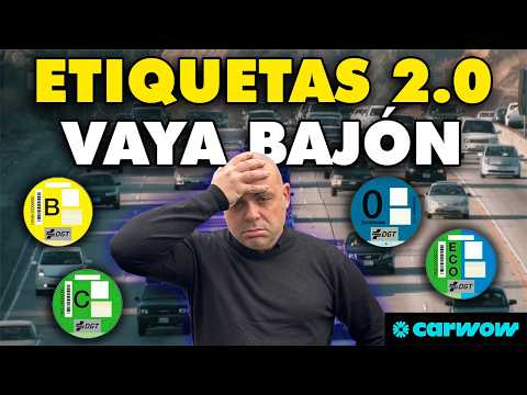 VAN A CAMBIAR LAS ETIQUETAS DE LA DGT y LA VAN A LIAR TODAVÍA MÁS – ESTO VIENE en 2026