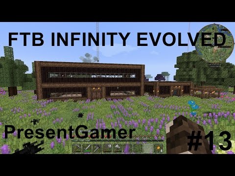 Minecraft modpack - FTB Infinate ep 13 - ore berry bush room