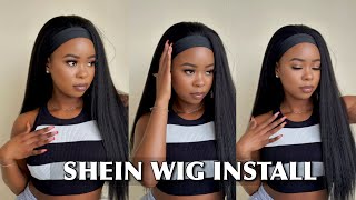 SHEIN WIG INSTALL AND REVIEW | I had to try 🫣!