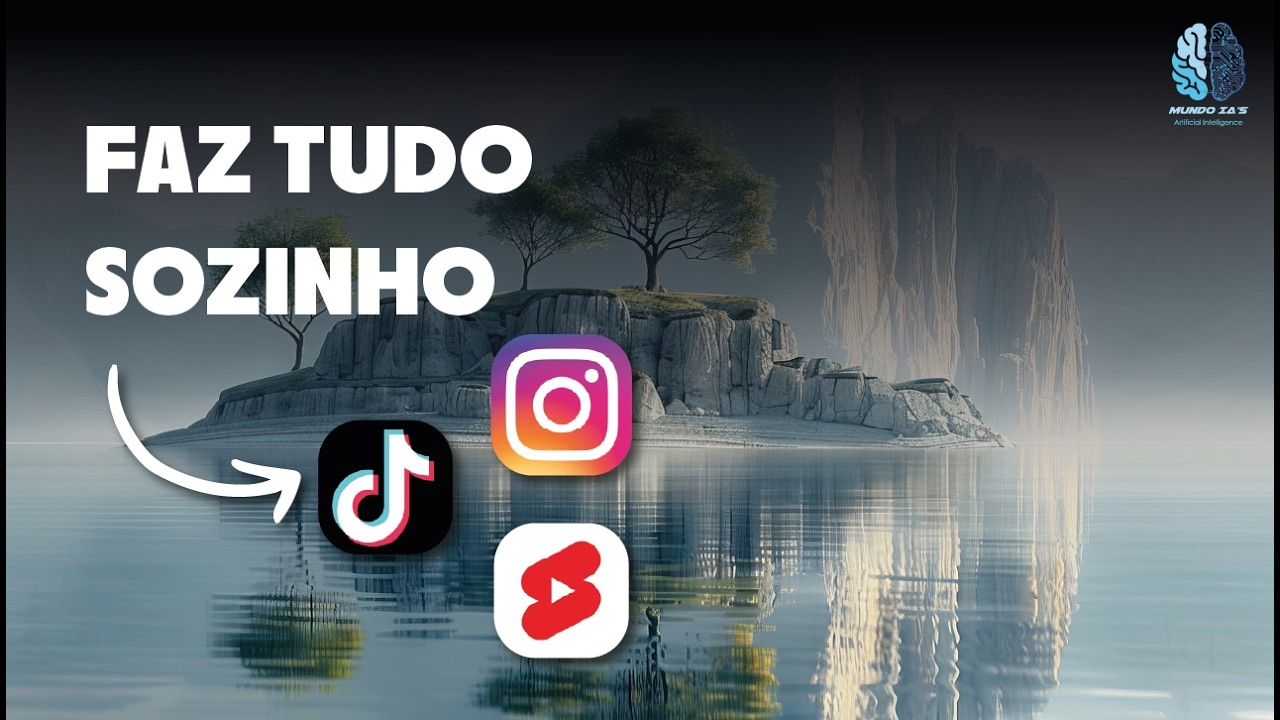 Vídeos Virais com Apenas um Clique! TikTok, Shorts e Instagram com IA