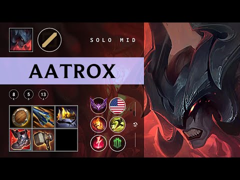 Aatrox Mid vs Qiyana - NA Master Patch 25.23