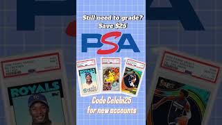 Still need to submit cards at PSA? Save $25! #pokemoncards #sportscards #psagrading #cardcollection